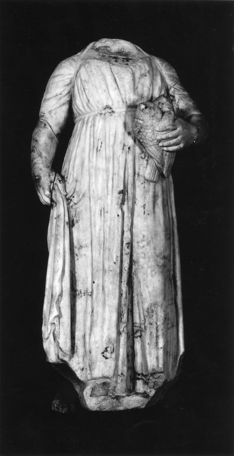 Image for Standing Figure of a Girl Holding a Bird