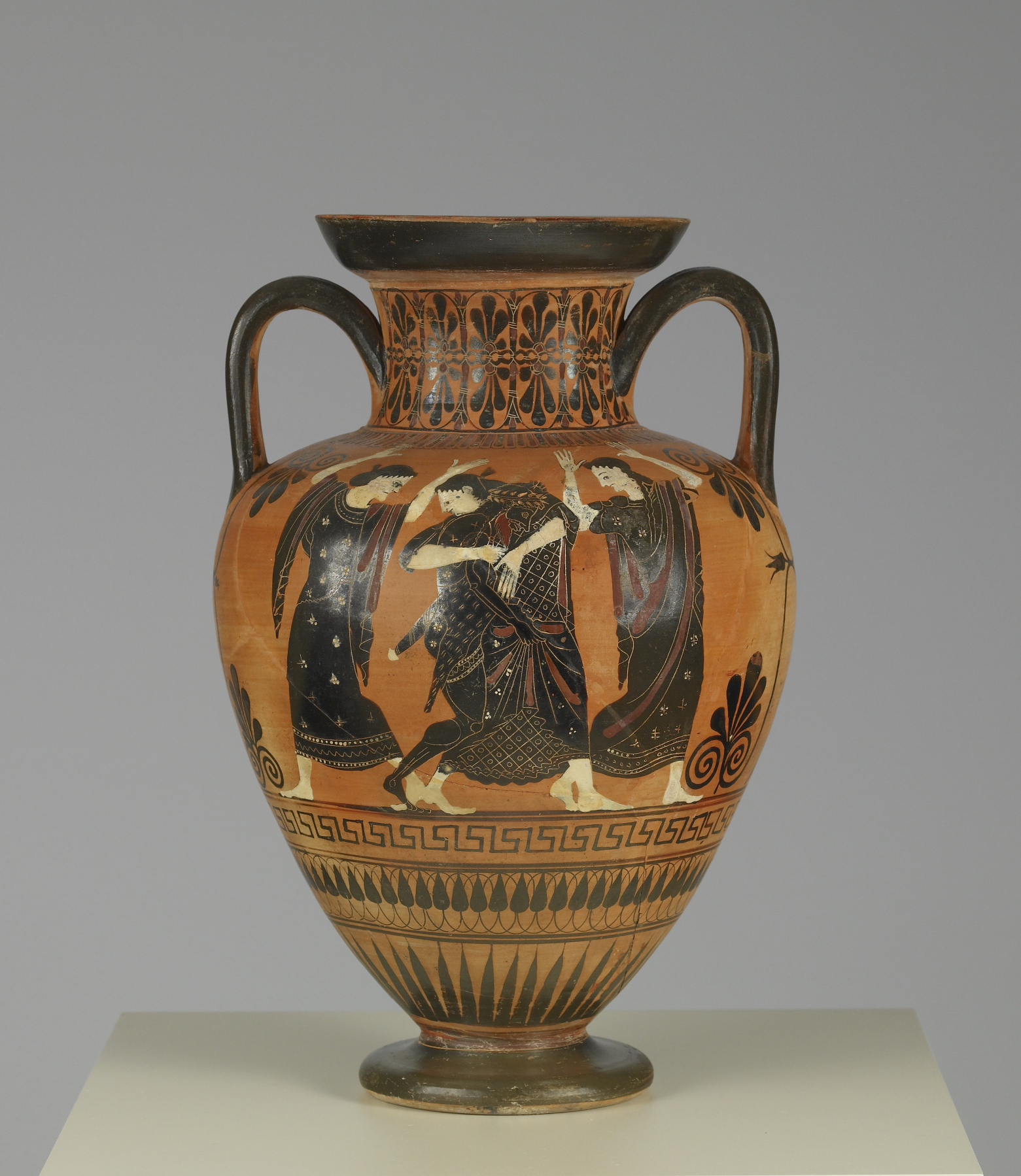 Image for Neck Amphora with Scenes of Peleus, Thetis, and Achilles