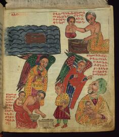 Image for The Archangel rescuing the child from drowning