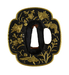 Tsuba with Flowers and Butterflies Thumbnail